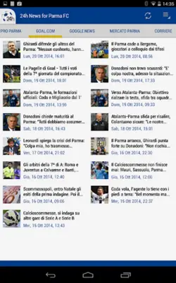 Parma 24h android App screenshot 2